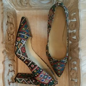 Multicolor Heels NWT